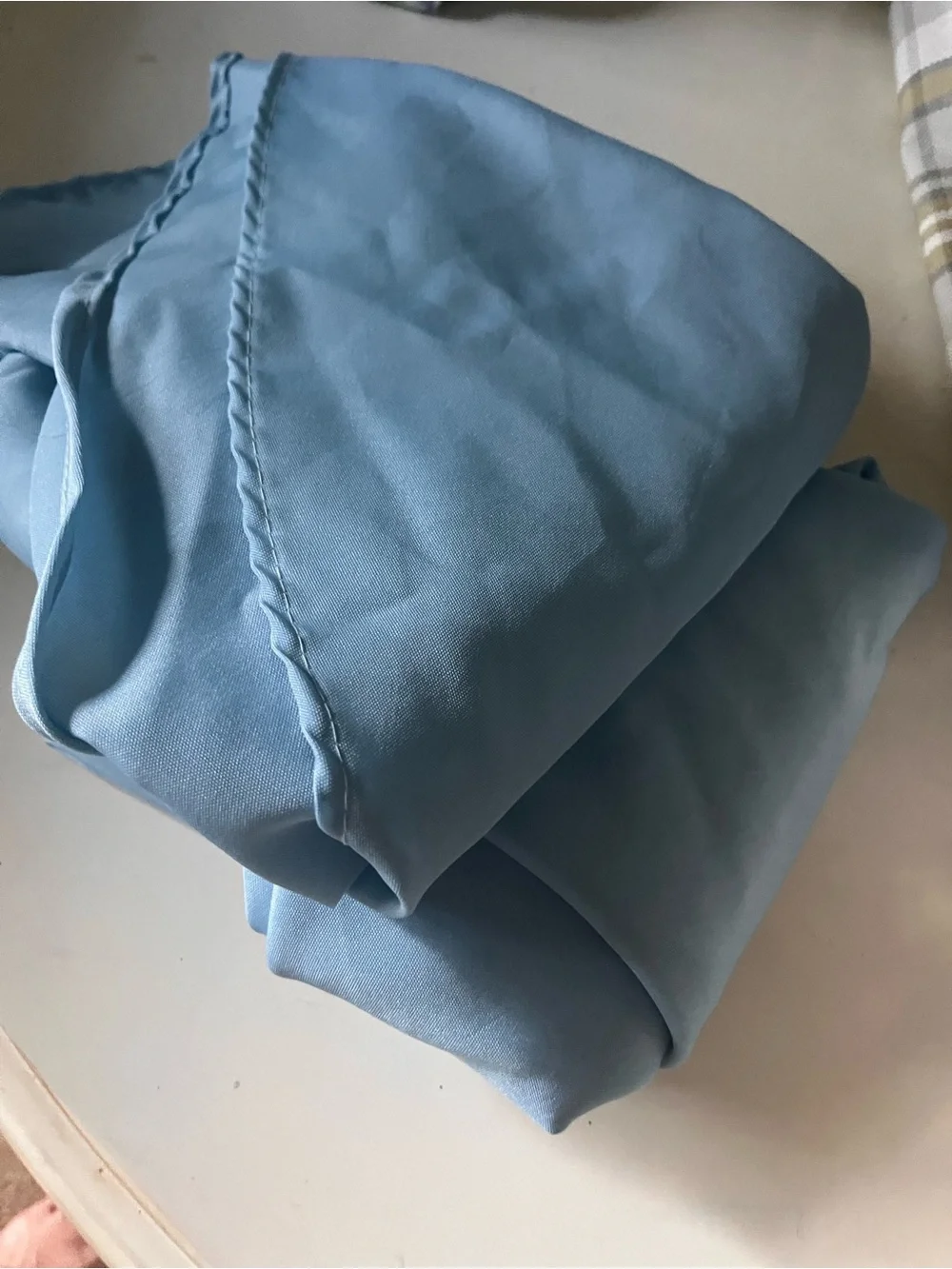 Round tablecloths.  Used once. Washed. No stains seen.